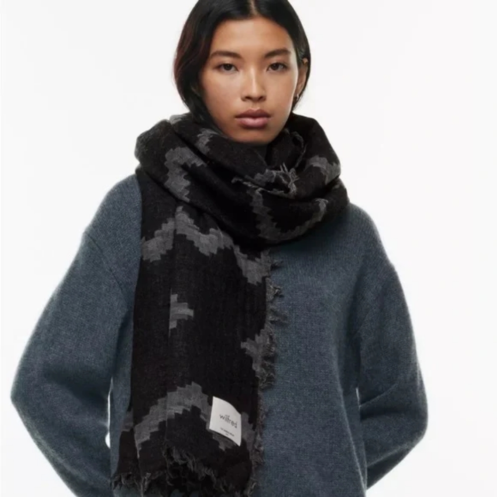 aritzia blanket scarf Wilfred
